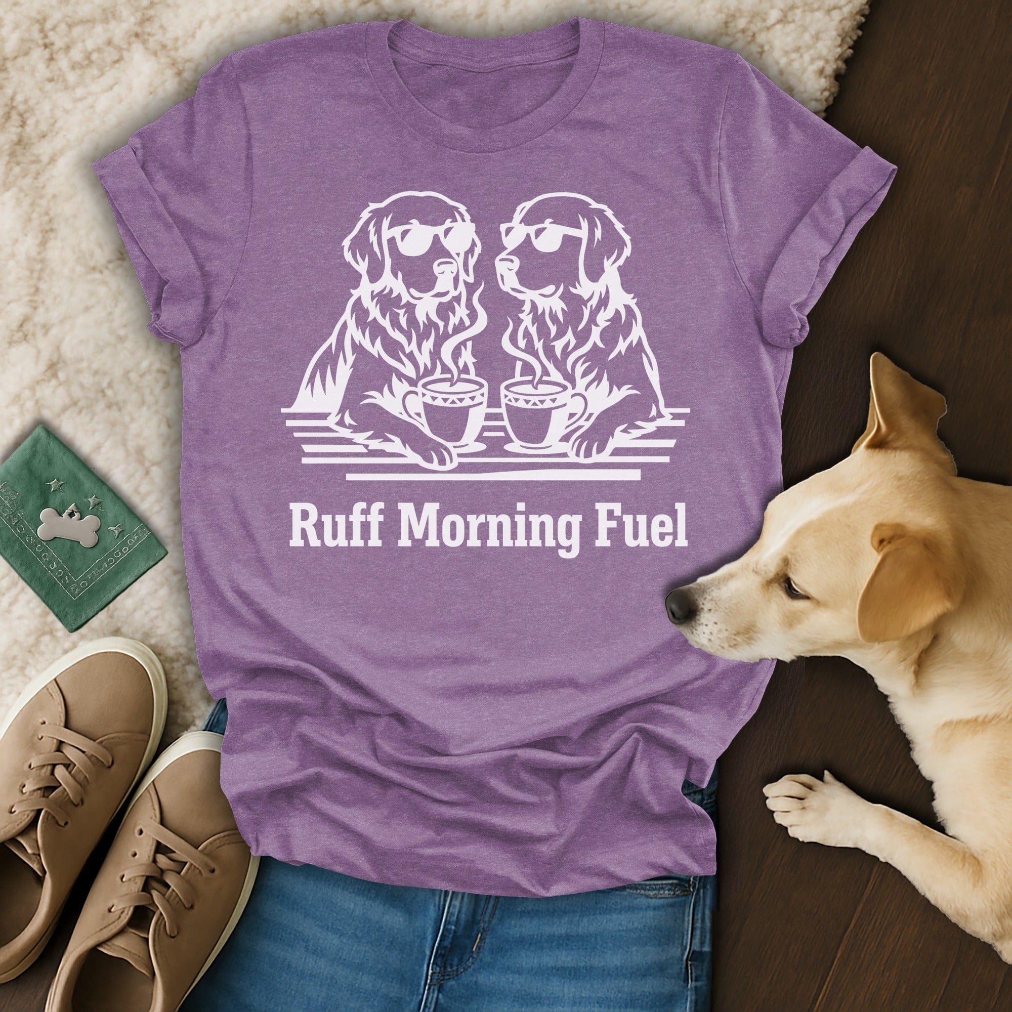 Golden Retriever Dogs Sunglasses Coffee Ruff Morning Fuel product type

Dog Lover, Golden Retriever, Coffee Design, Sunglasses Dogs, Ruff Morning Fuel, Dog Owners, Puppy Graphic, Canine Art, Pet Apparel, Animal Theme, Humorous Dog, Morning Coffee, Dog Fashion, Purple Tee, Beverage Humor, Animal Friends, Dog Mom, Dog Dad, Unique Dog, Funny Dogs