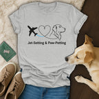 Wanderlust and Wagging Tails 🐶 T-Shirt