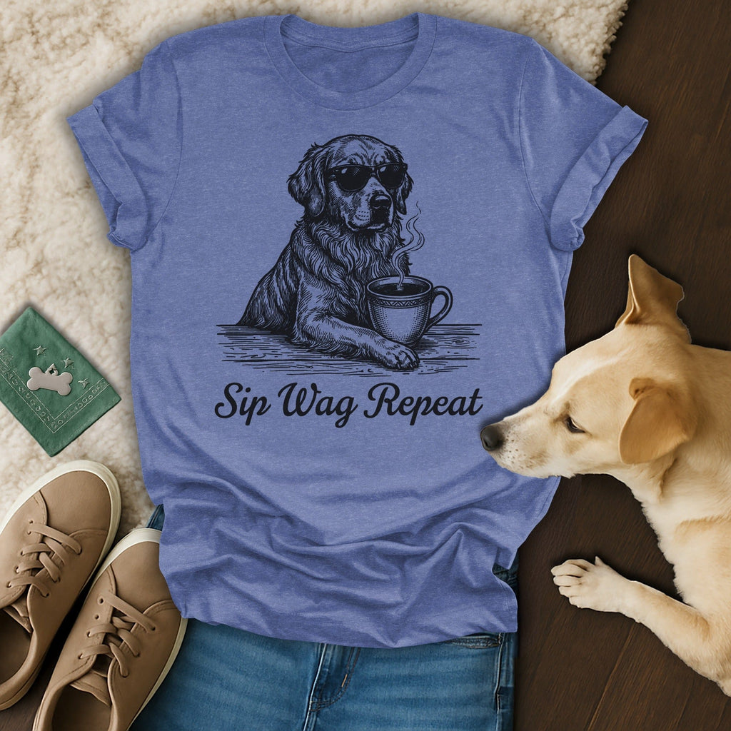 Golden Retriever Sunglasses Coffee Sip Wag Repeat product type
Golden Retriever
Dog Lover
Coffee Dog
Canine Coffee
Sip Wag Repeat
Dog Shirt
Pet Owner Gift
Animal Lover
Golden Retriever Gift
Dog Mom
Dog Dad
Sunglasses Dog
Cool Dog
Dog Graphic
Puppy Love
Coffee Lover
Retriever Art
Funny Dog
Blue Tee
Dog Life