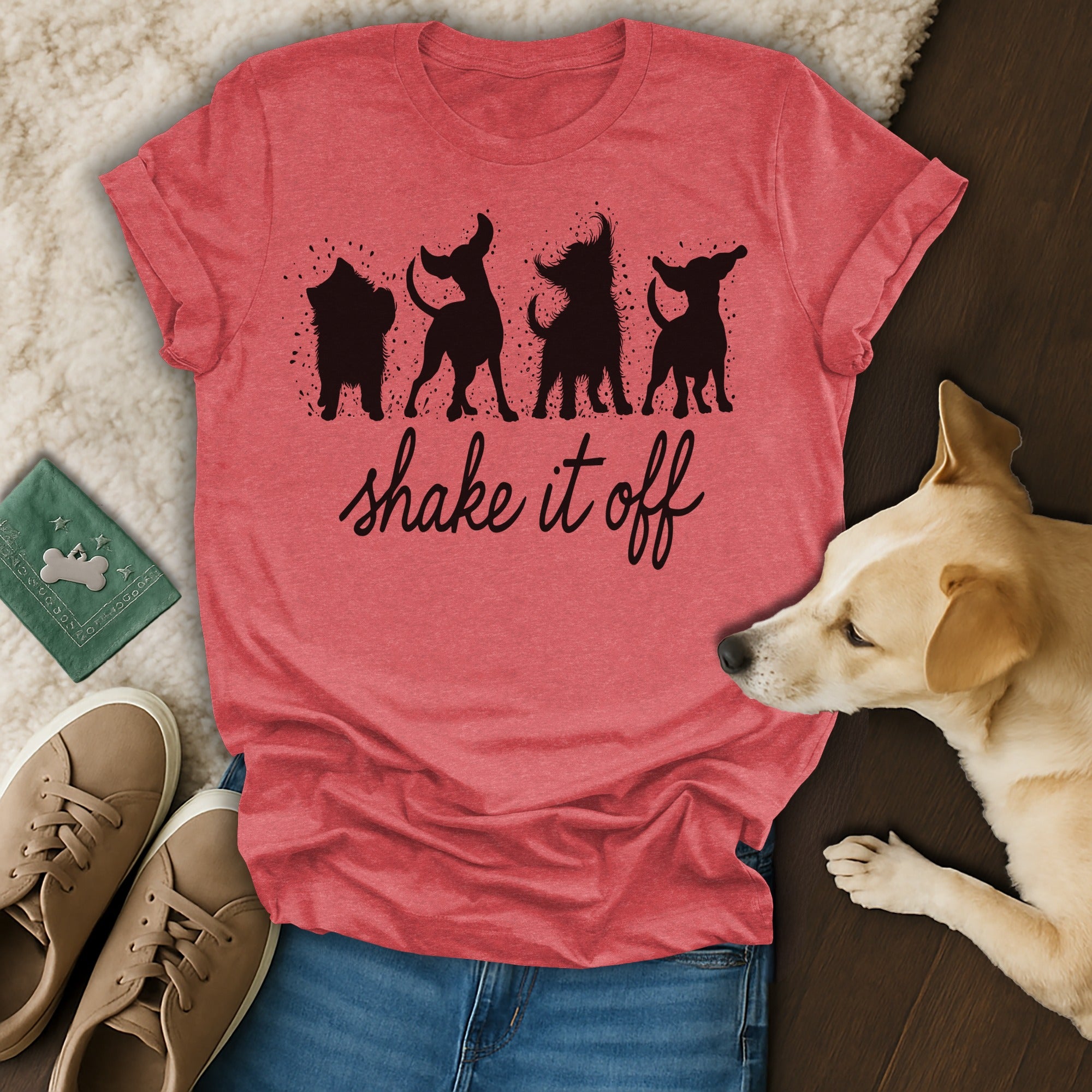 Shake It Off Doggy Dance Graphic T-shirt