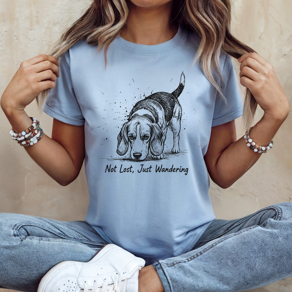 Not Lost Just Wandering 🐶 T-Shirt