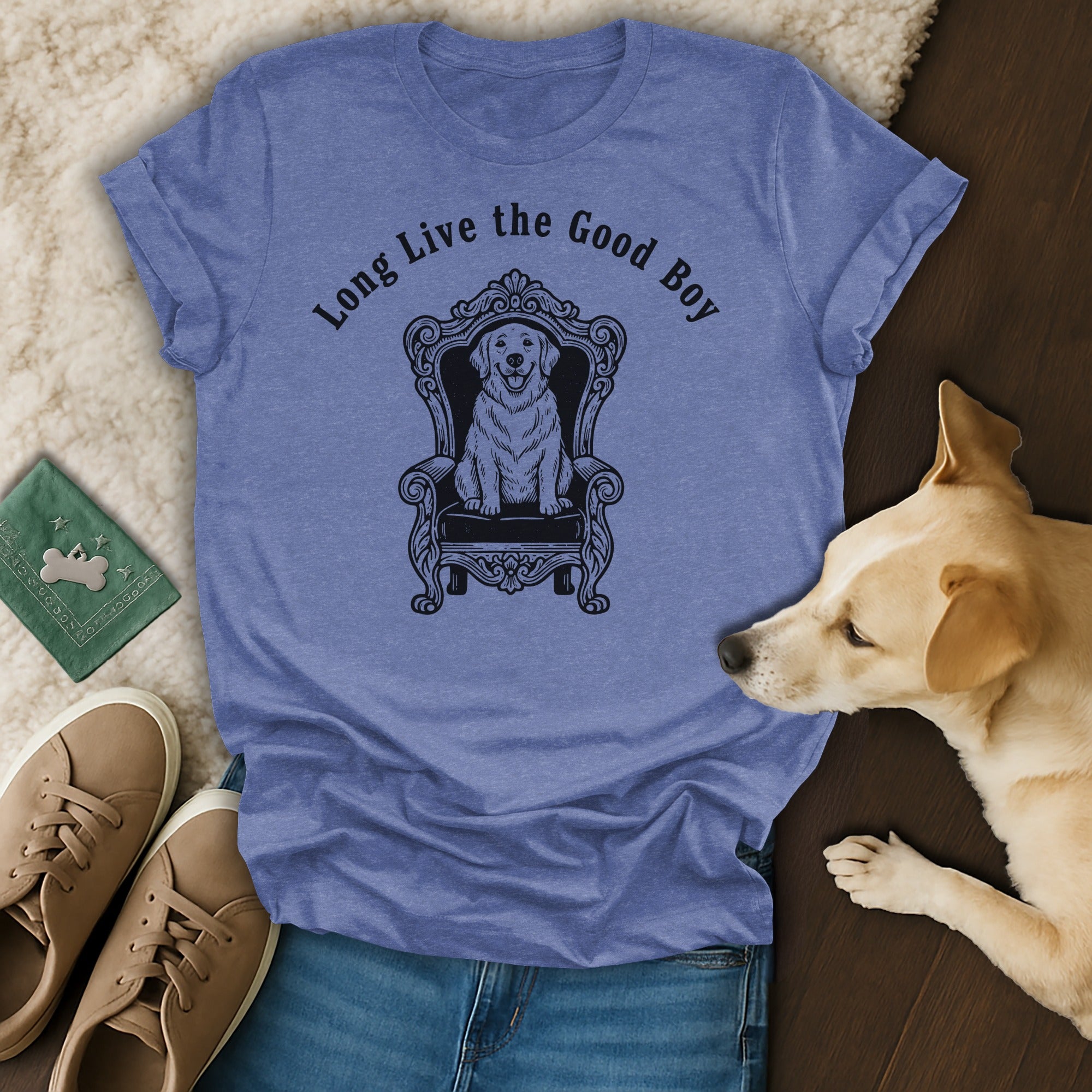 Long Live the Good Boy Chair Print T-shirt