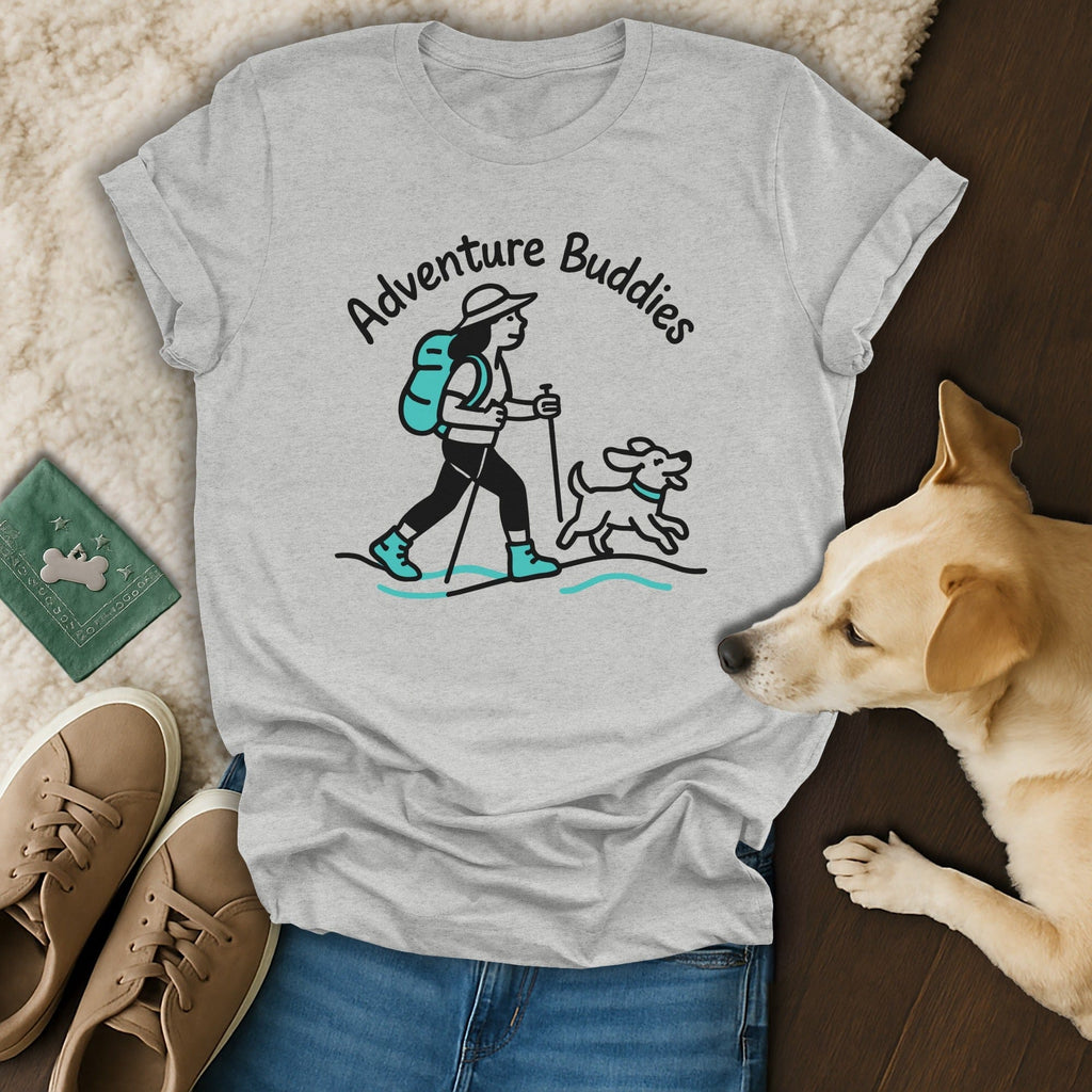 Adventure Buddies Graphic T-shirt for Outdoor Enthusiasts