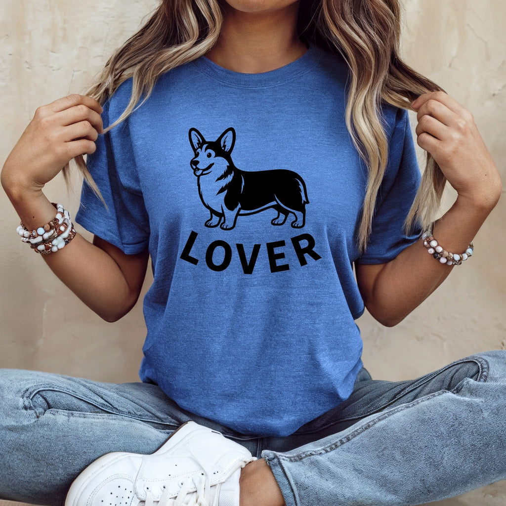Cute Corgi Lover Graphic Tee for Dog Enthusiasts