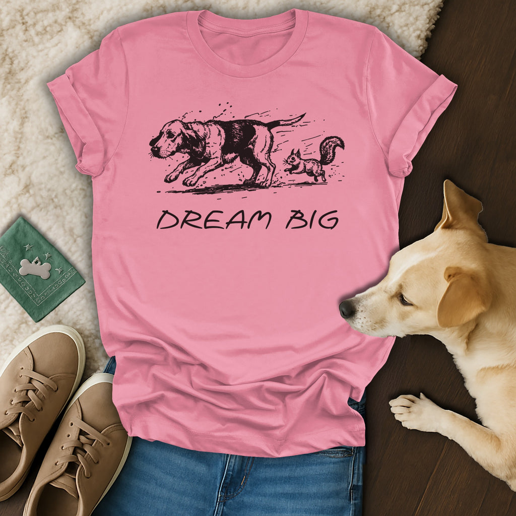 Dream Big Dog and Squirrel Graphic Shirt product