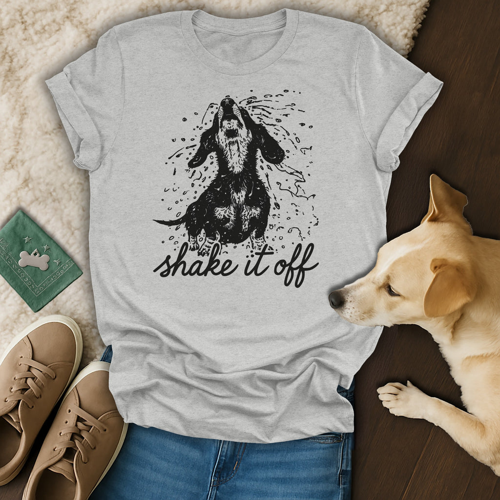 Shake It Off Graphic Tee for Pet Lovers Shirt
