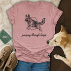 Jumping Through Hoops German Shepherd T-Shirt