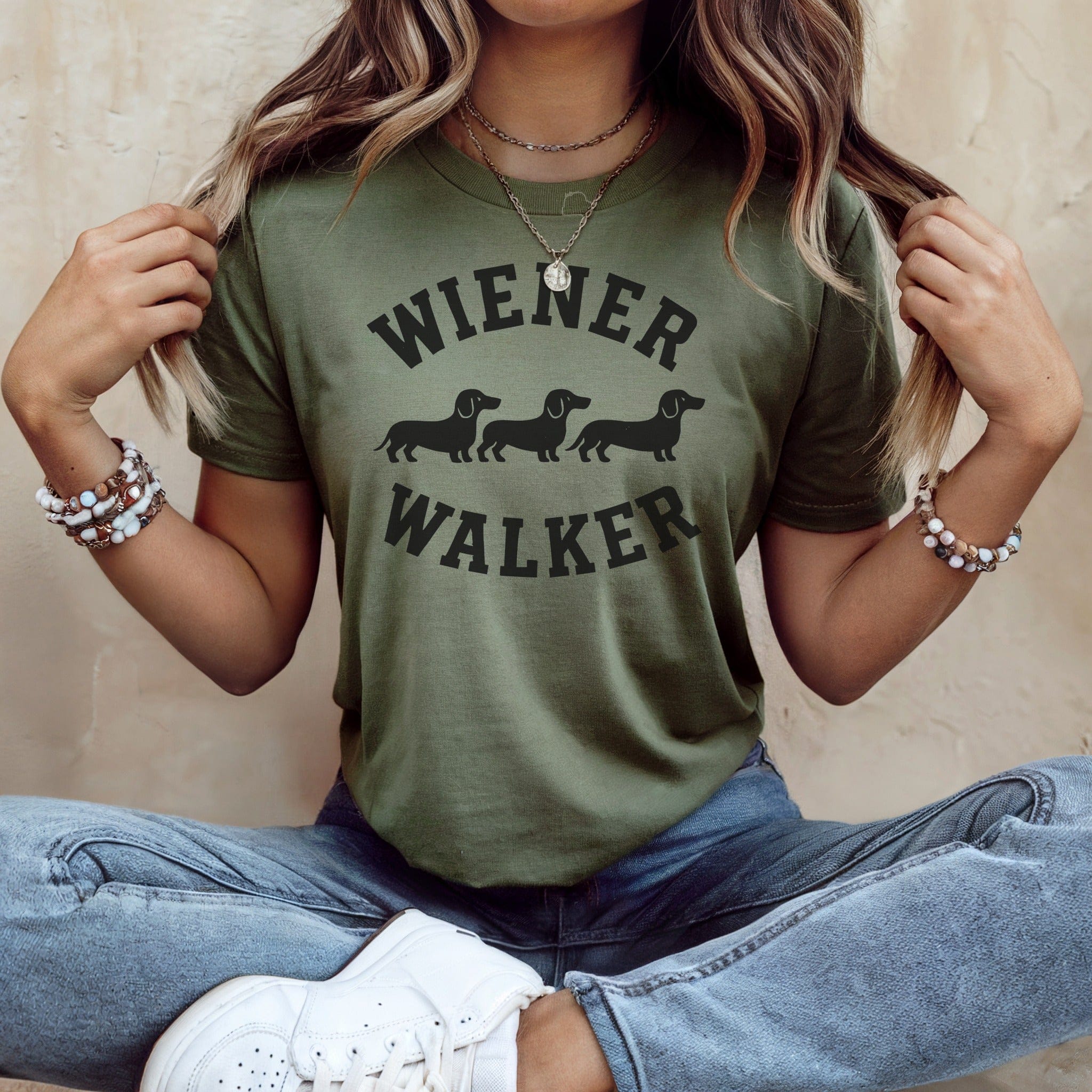 Wiener Walker Shirt Casual Graphic Tee Product