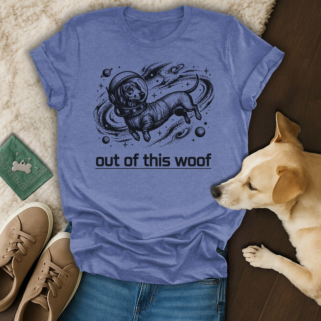 Out of this Woof Astronaut Dachshund Space design product type