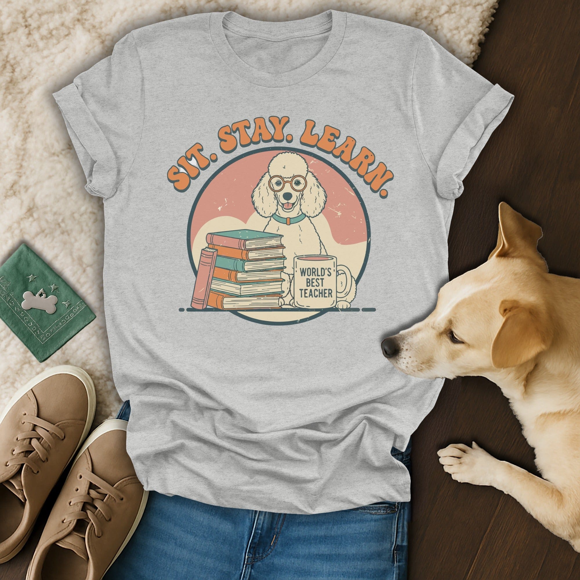 Teacher Poodle T-Shirt 🐩