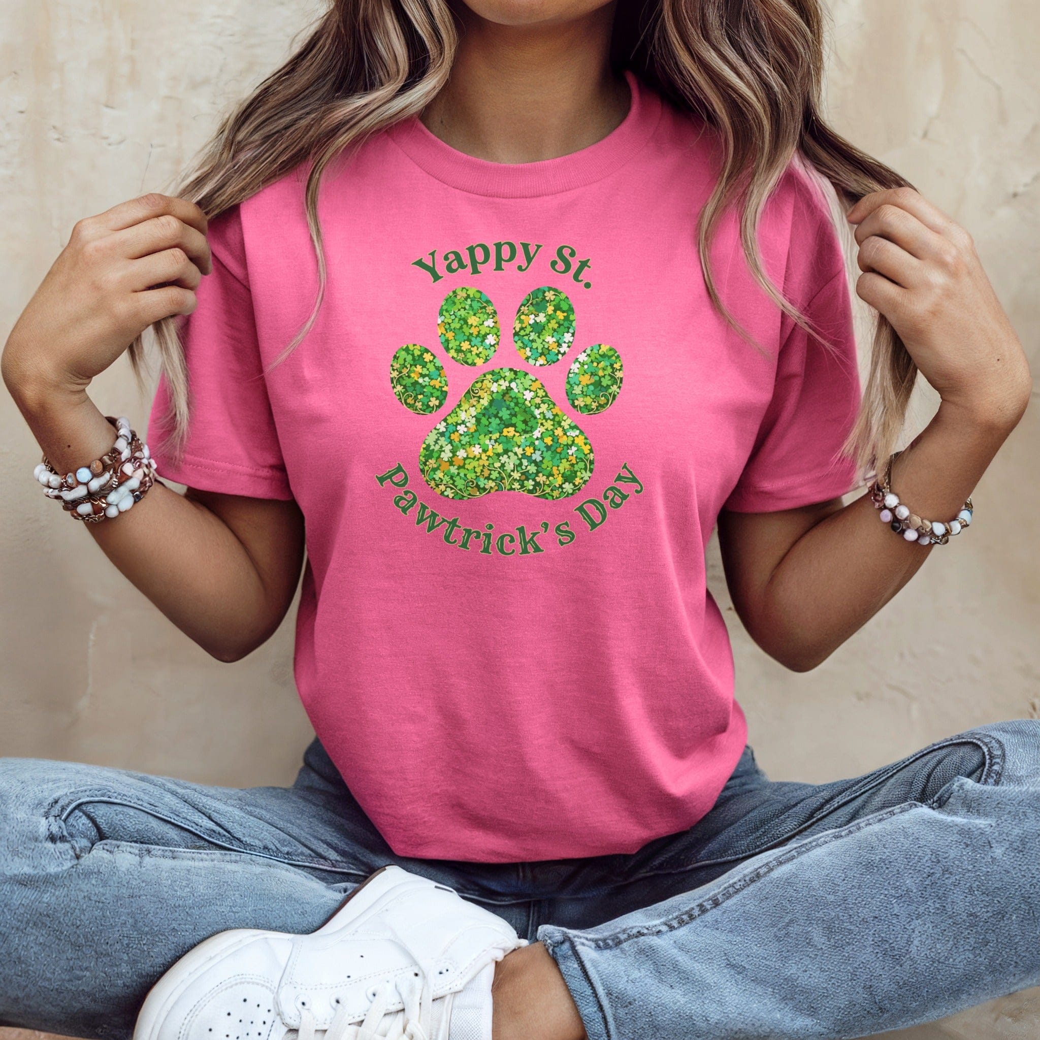 Yappy St. Pawtrick's Day T-Shirt for Festive Celebrations