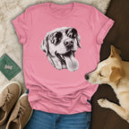 Adorable Dog Wearing Sunglasses Graphic T-shirt