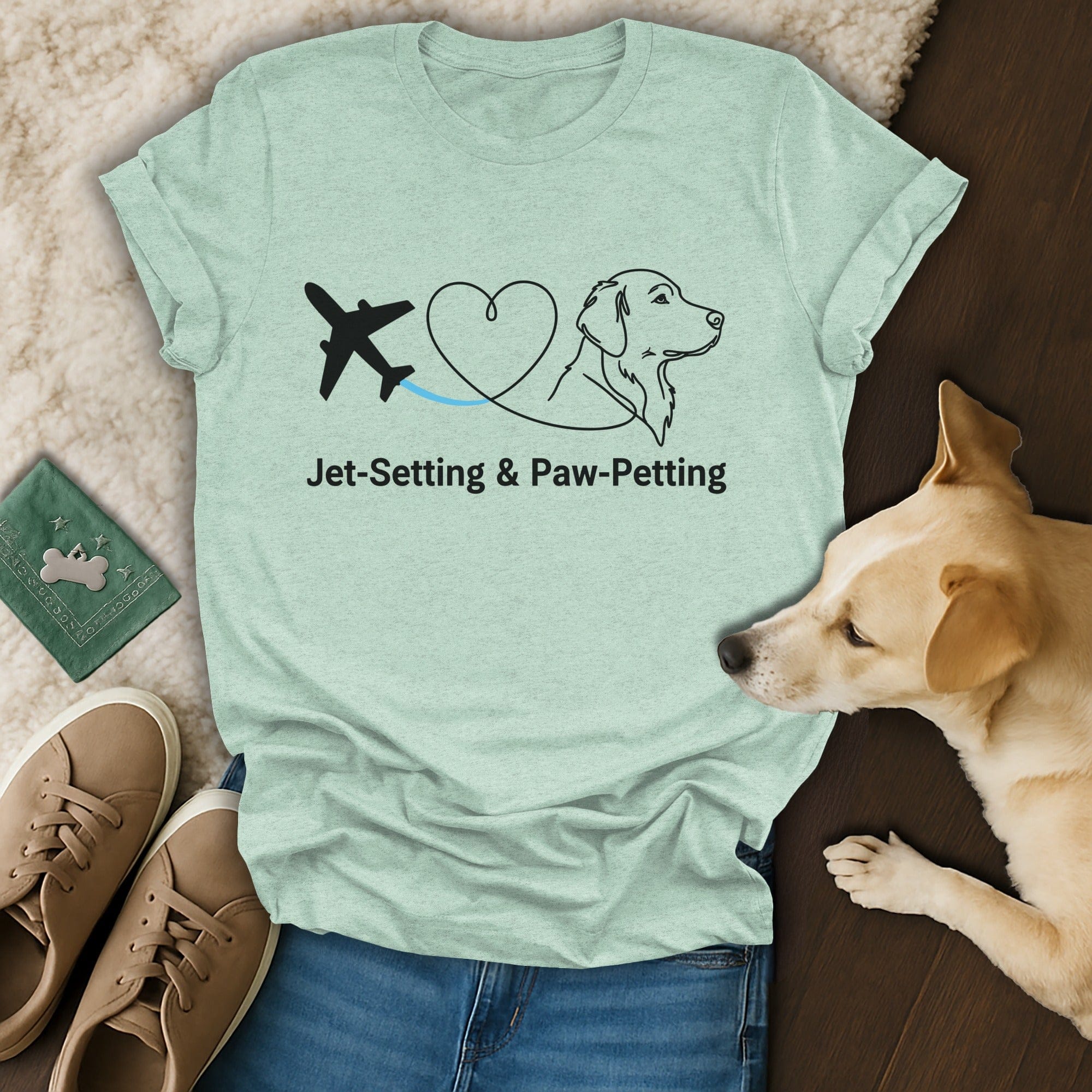 Wanderlust and Wagging Tails 🐶 T-Shirt