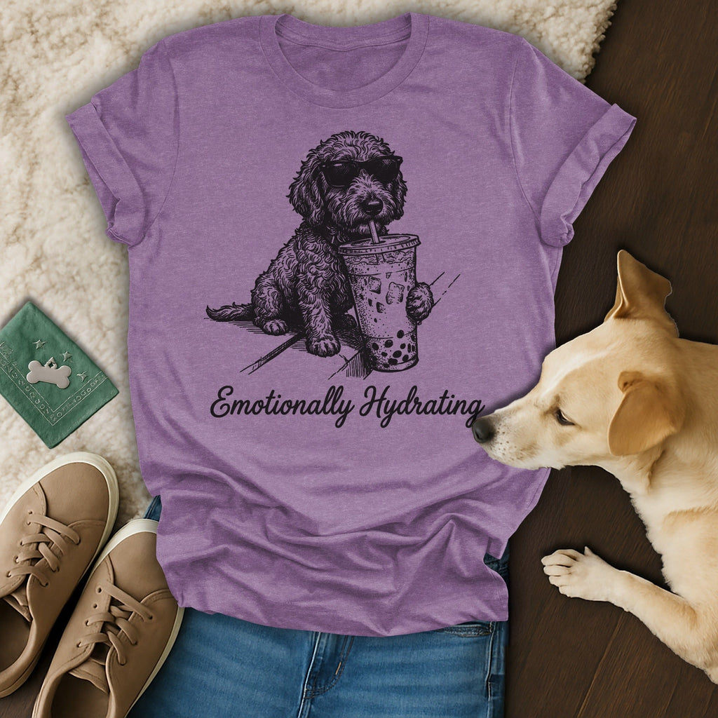 Cool Doodle Boba Tea Emotionally Hydrating Tee product type