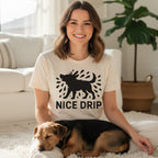 Nice Drip T-shirt for Dog Lovers Graphic Tee