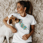 California Paw Print Design T-Shirt
