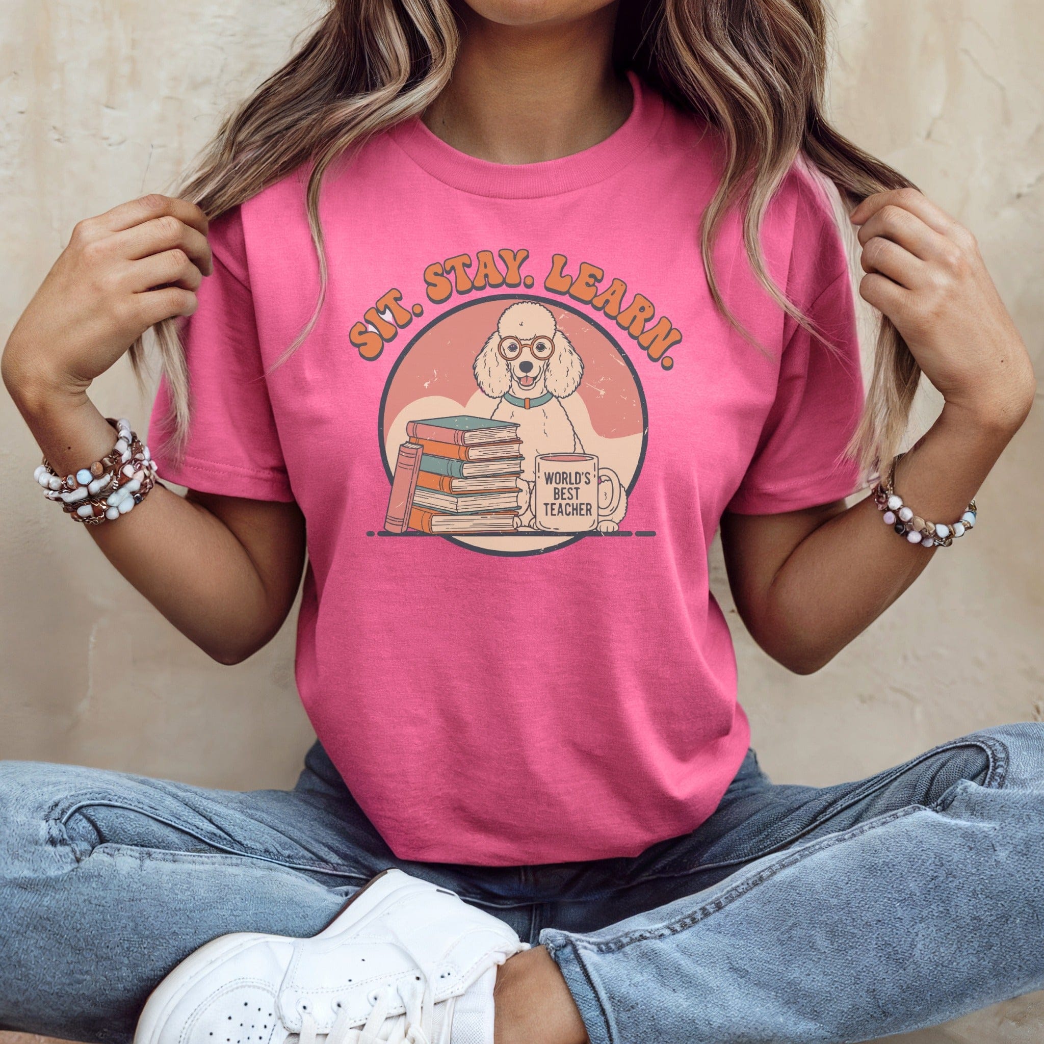 Teacher Poodle T-Shirt 🐩