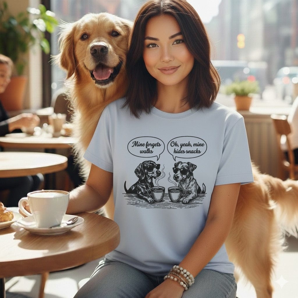 Funny dogs coffee humor graphic shirt design product type
dog humor, coffee lover, pet owner, funny shirt, graphic tee, dog graphic, canine design, animal lover, puppy shirt, dog life, coffee dog, walks snacks, dog quotes, unique design, gift idea, casual top, pet themed, humorous apparel, dog mom, pawsitive vibes