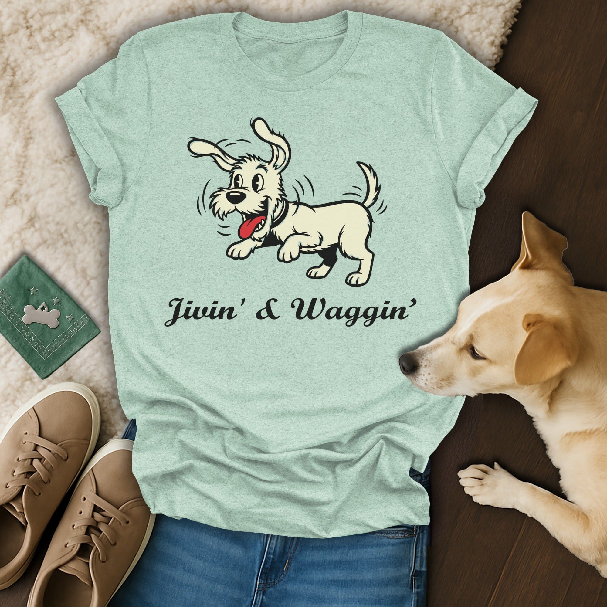 Jivin' & Waggin' Retro T-Shirt 🐶