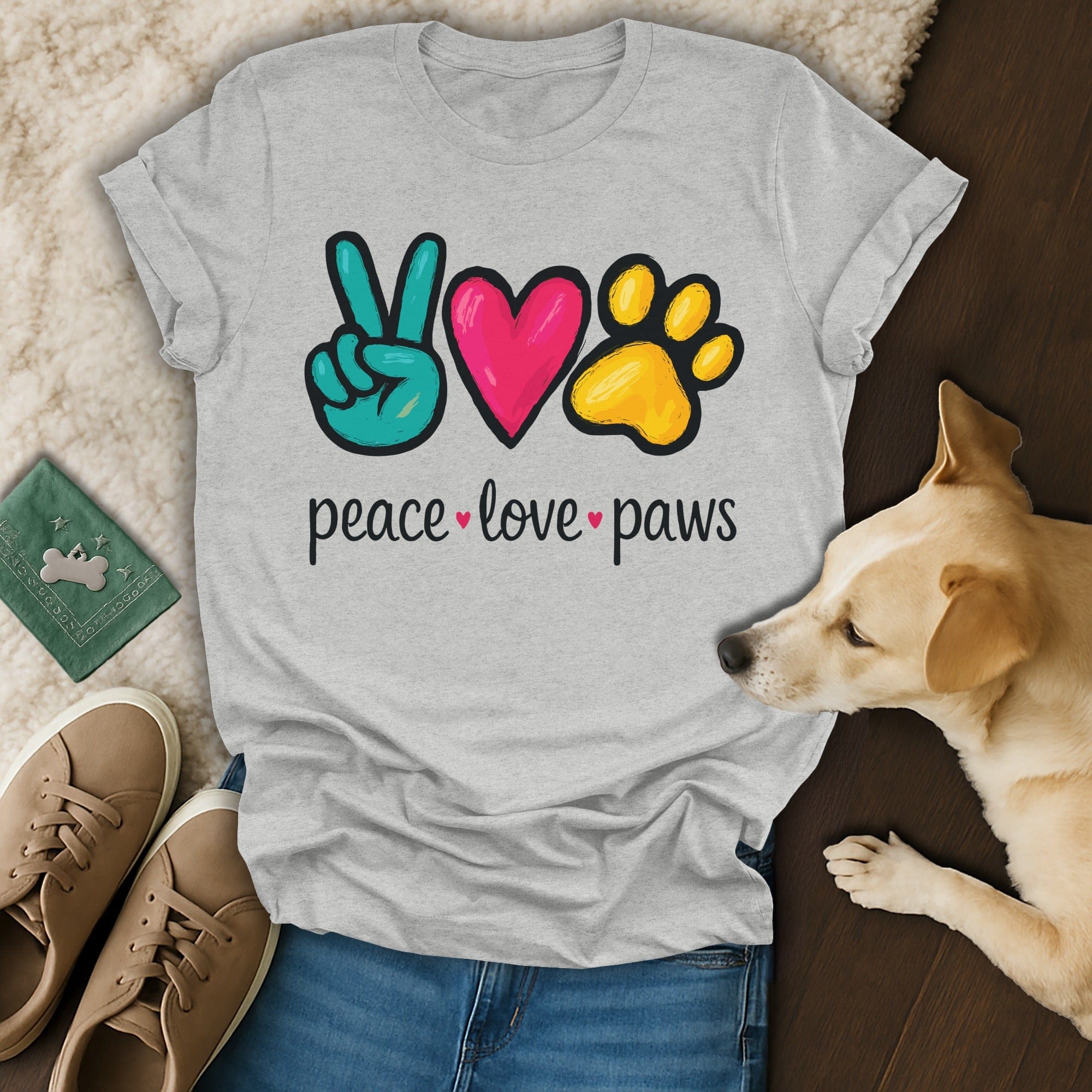 Peace Love Paws Graphic Dog Design product type
Peace Love Paws
Dog Lover Tee
Pet Parent Gift
Graphic Design Shirt
Paw Print Apparel
Heart Symbol Top
Peace Sign Clothing
Animal Rights
Cute Dog Shirt
Unique Pet Design
Casual Wear Dog
Dog Mom Shirt
Dog Dad Shirt
Rescue Dog Fan
Pet Enthusiast
Animal Lover Gift
Stylish Dog Tee
Puppy Love Shirt
Best Friend Dog
Love Your Pet
